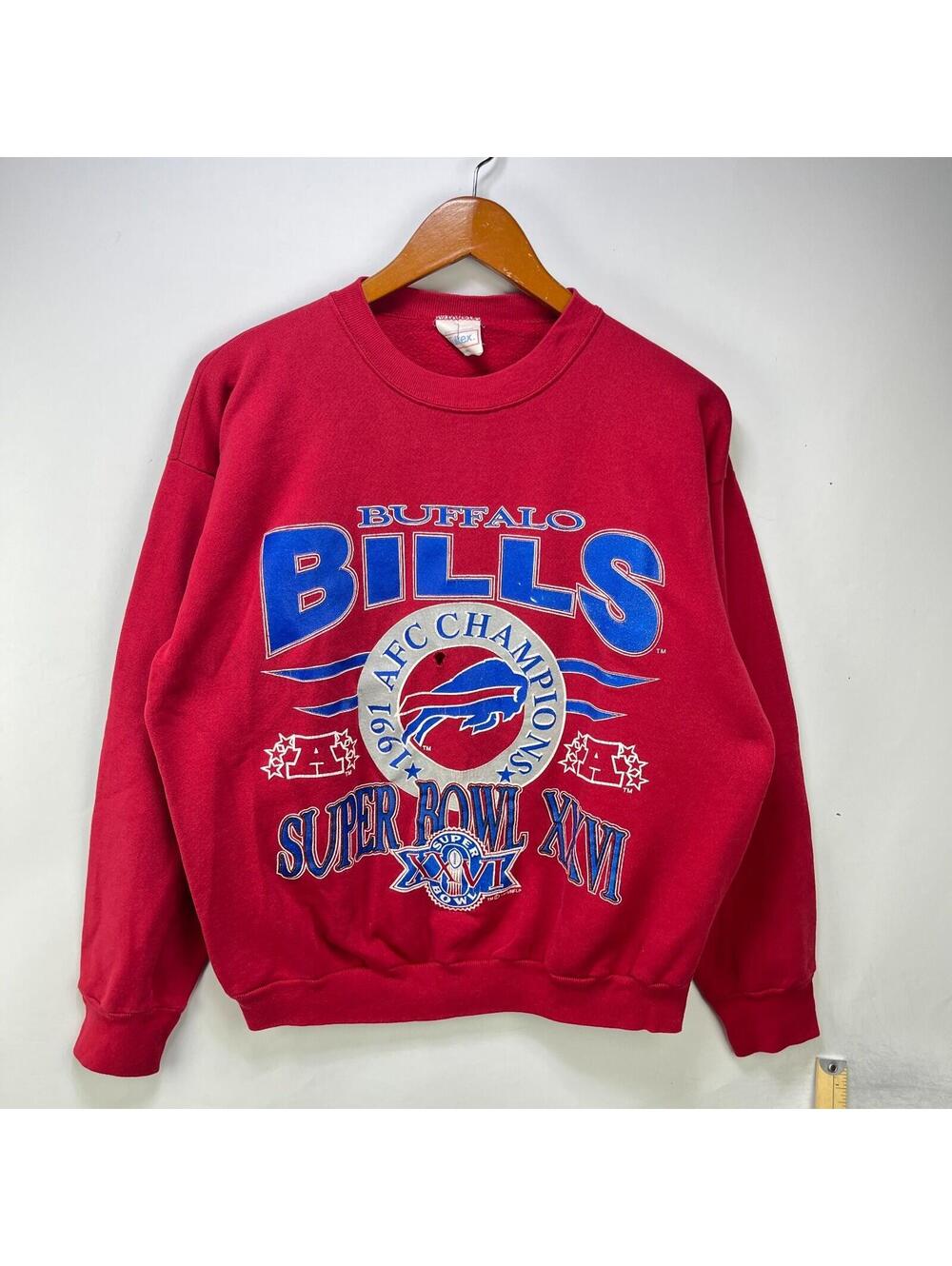 Vintage 1991 Buffalo Bills Super Bowl XXVI Sweatshirt XL